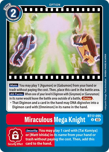 Miraculous Mega Knight [BT17-095] [Secret Crisis] | Clutch Gaming