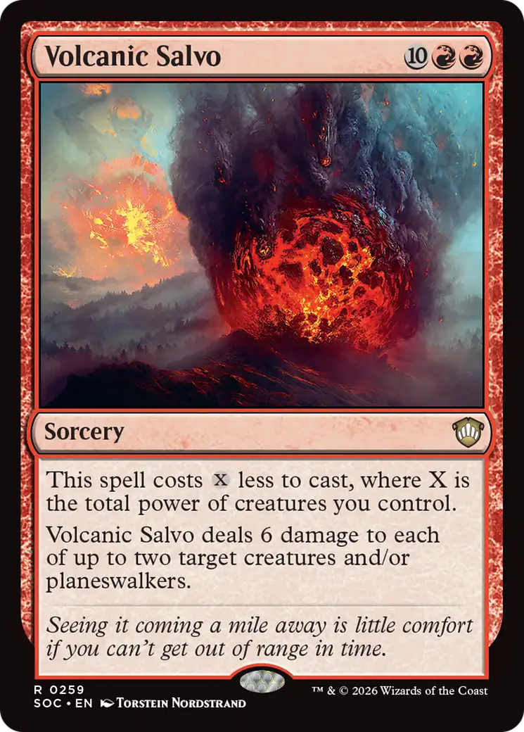 Volcanic Salvo [Secrets of Strixhaven Commander] | Clutch Gaming