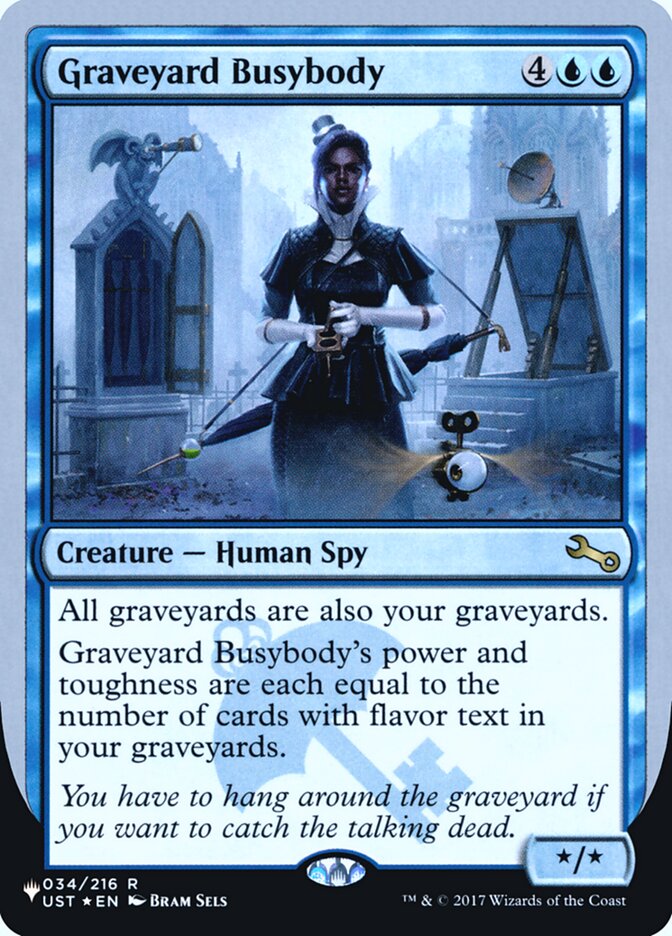 Graveyard Busybody (Unfinity Foil Edition) [The List] | Clutch Gaming