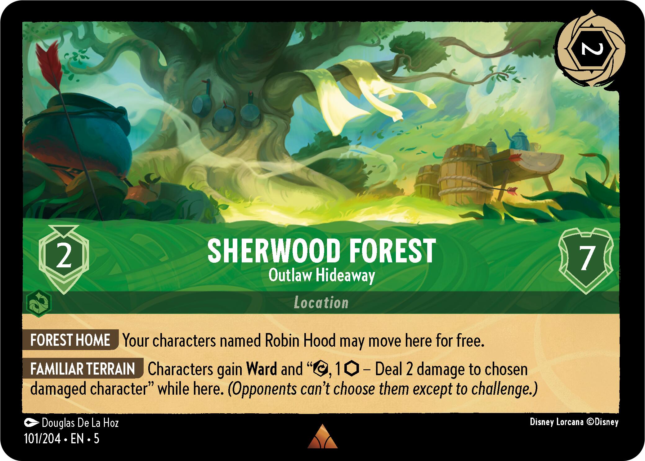 Sherwood Forest - Outlaw Hideaway (101/204) [Shimmering Skies] | Clutch Gaming