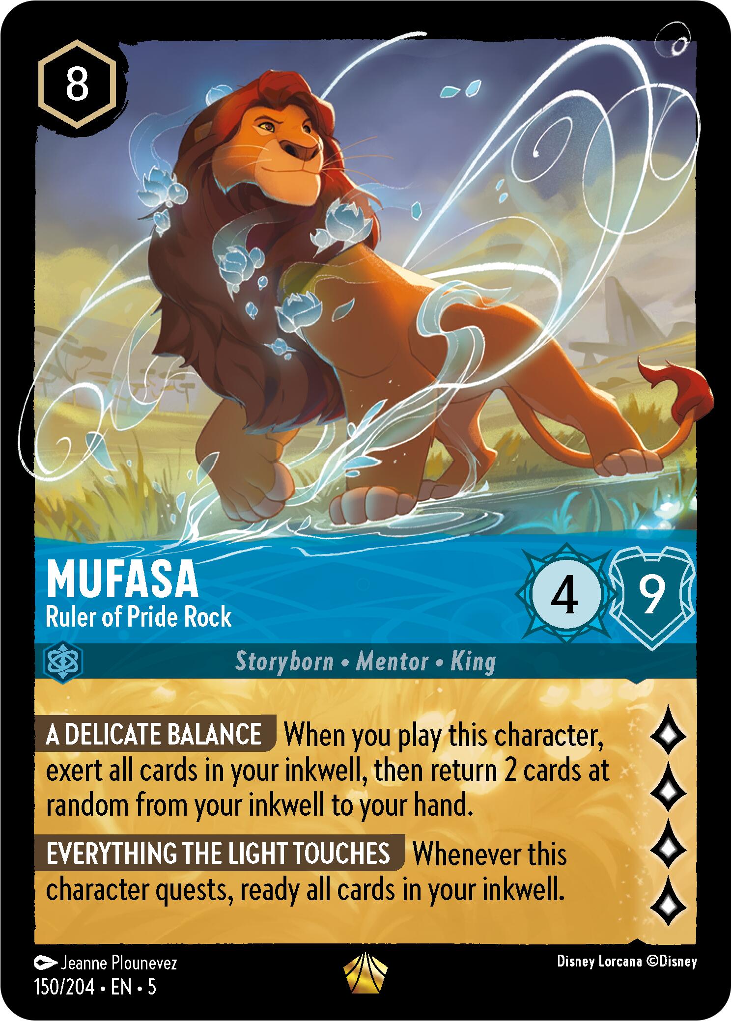 Mufasa - Ruler of Pride Rock (150/204) [Shimmering Skies] | Clutch Gaming