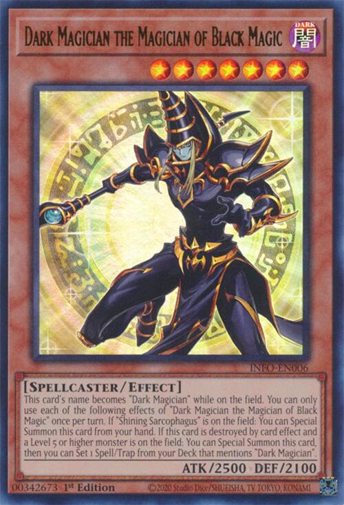 Dark Magician the Magician of Black Magic [INFO-EN006] Ultra Rare | Clutch Gaming