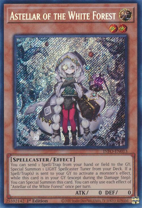 Astellar of the White Forest [INFO-EN013] Secret Rare | Clutch Gaming