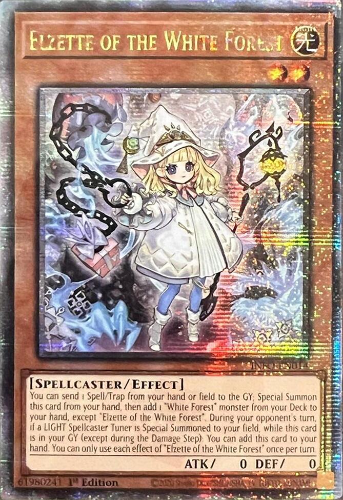 Elzette of the White Forest (Quarter Century Secret Rare) [INFO-EN014] Quarter Century Secret Rare | Clutch Gaming