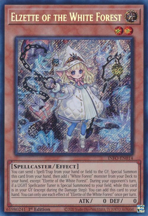 Elzette of the White Forest [INFO-EN014] Secret Rare | Clutch Gaming