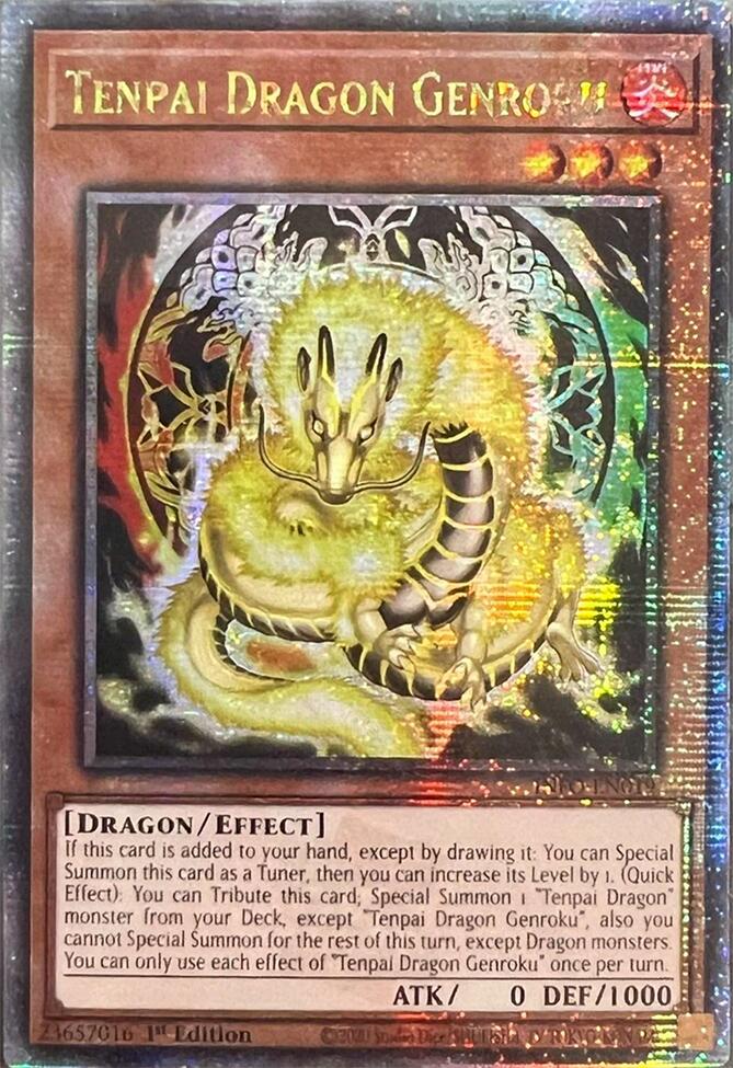 Tenpai Dragon Genroku (Quarter Century Secret Rare) [INFO-EN019] Quarter Century Secret Rare | Clutch Gaming