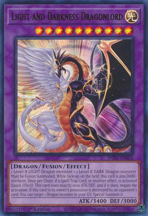 Light and Darkness Dragonlord [INFO-EN034] Ultra Rare | Clutch Gaming