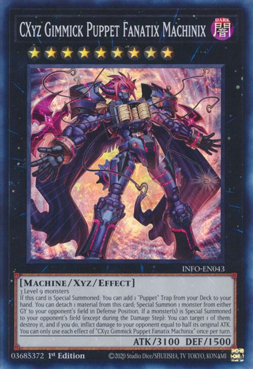 CXyz Gimmick Puppet Fanatix Machinix [INFO-EN043] Super Rare | Clutch Gaming