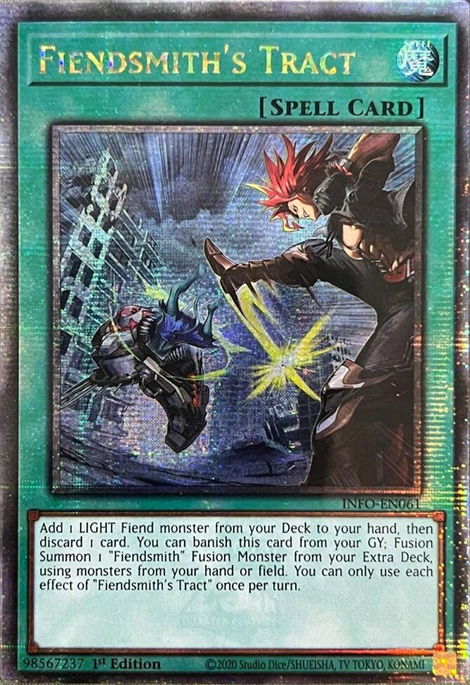 Fiendsmith's Tract (Quarter Century Secret Rare) [INFO-EN061] Quarter Century Secret Rare | Clutch Gaming