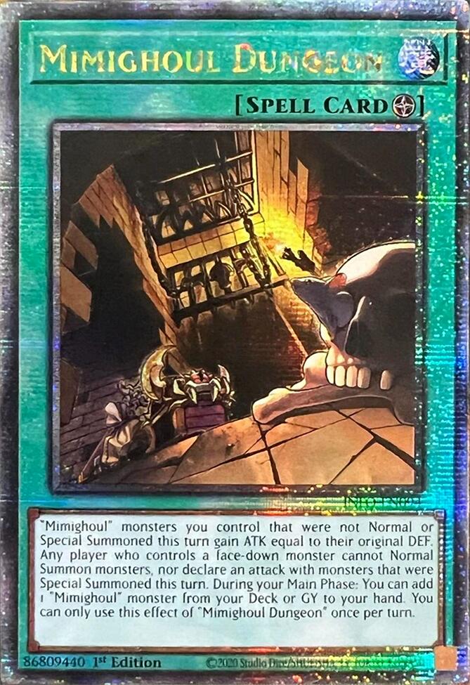 Mimighoul Dungeon (Quarter Century Secret Rare) [INFO-EN094] Quarter Century Secret Rare | Clutch Gaming