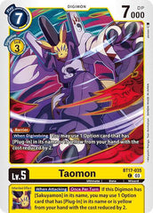 Taomon [BT17-035] [Secret Crisis] | Clutch Gaming