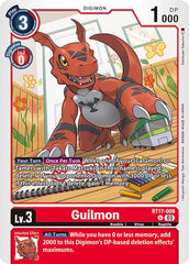 Guilmon [BT17-008] [Secret Crisis] | Clutch Gaming