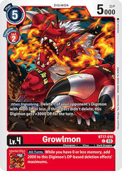 Growlmon [BT17-010] [Secret Crisis] | Clutch Gaming