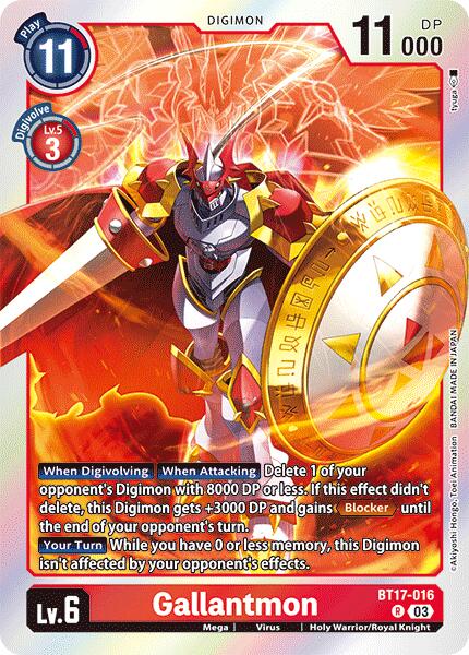 Gallantmon [BT17-016] [Secret Crisis] | Clutch Gaming