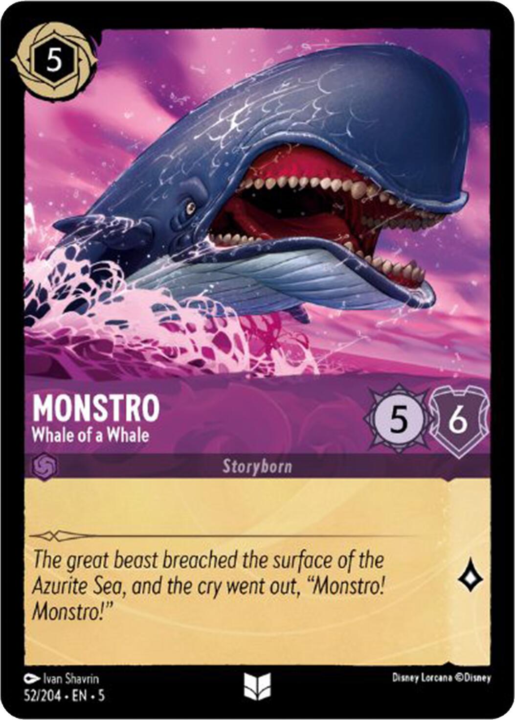Monstro - Whale of a Whale (52/204) [Shimmering Skies] | Clutch Gaming