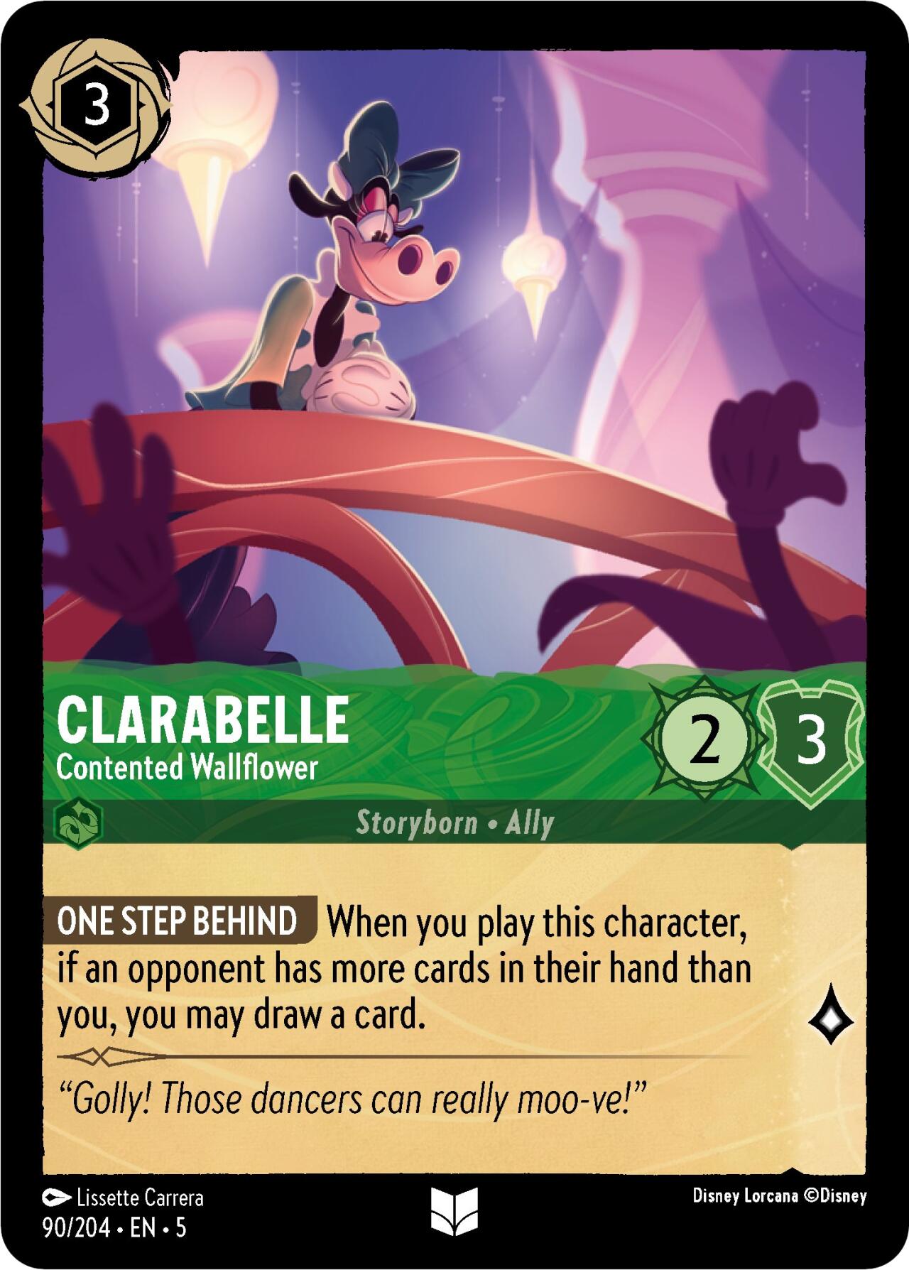 Clarabelle - Contented Wallflower (90/204) [Shimmering Skies] | Clutch Gaming