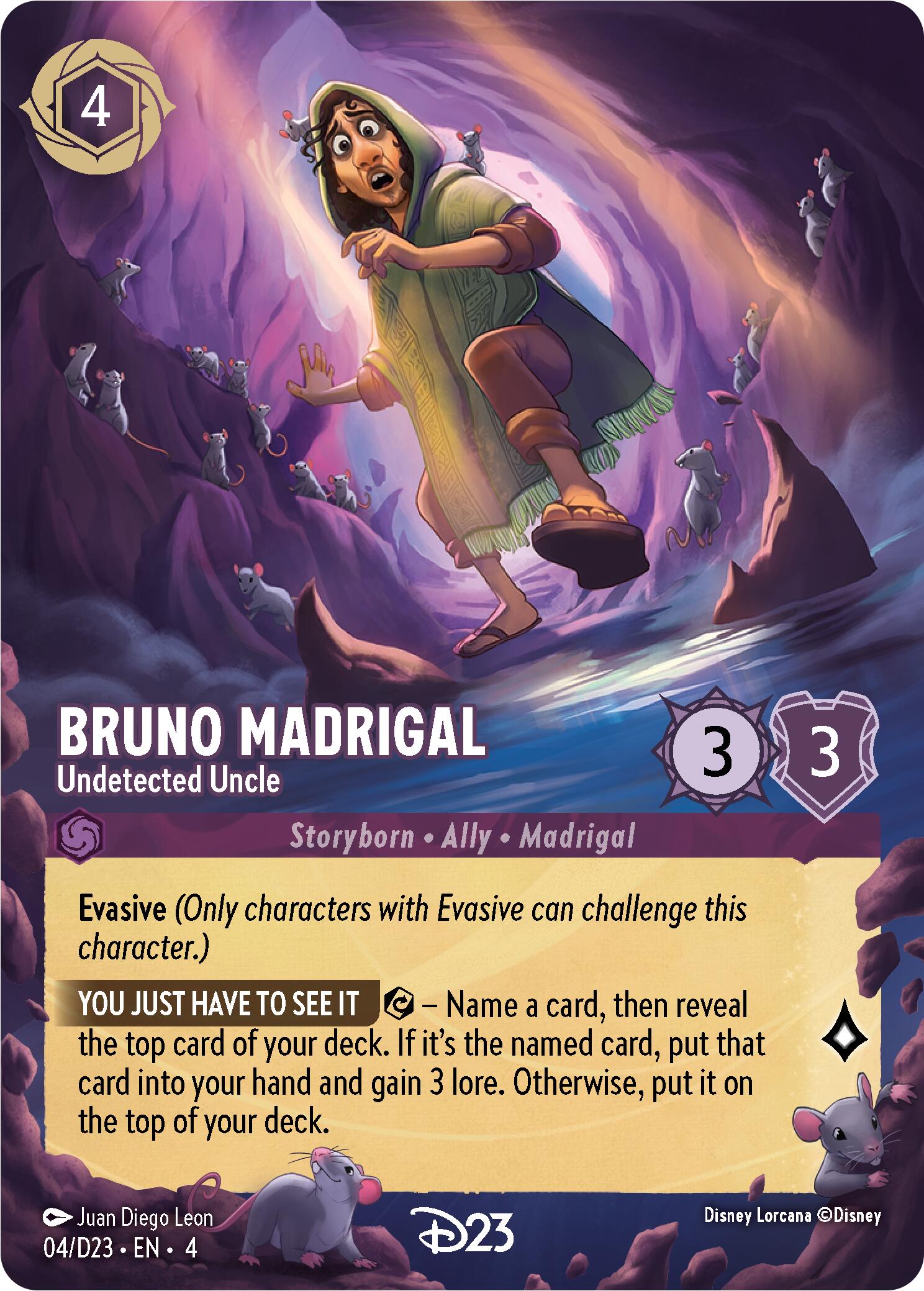 Bruno Madrigal - Undetected Uncle (4) [D23 Promos] | Clutch Gaming