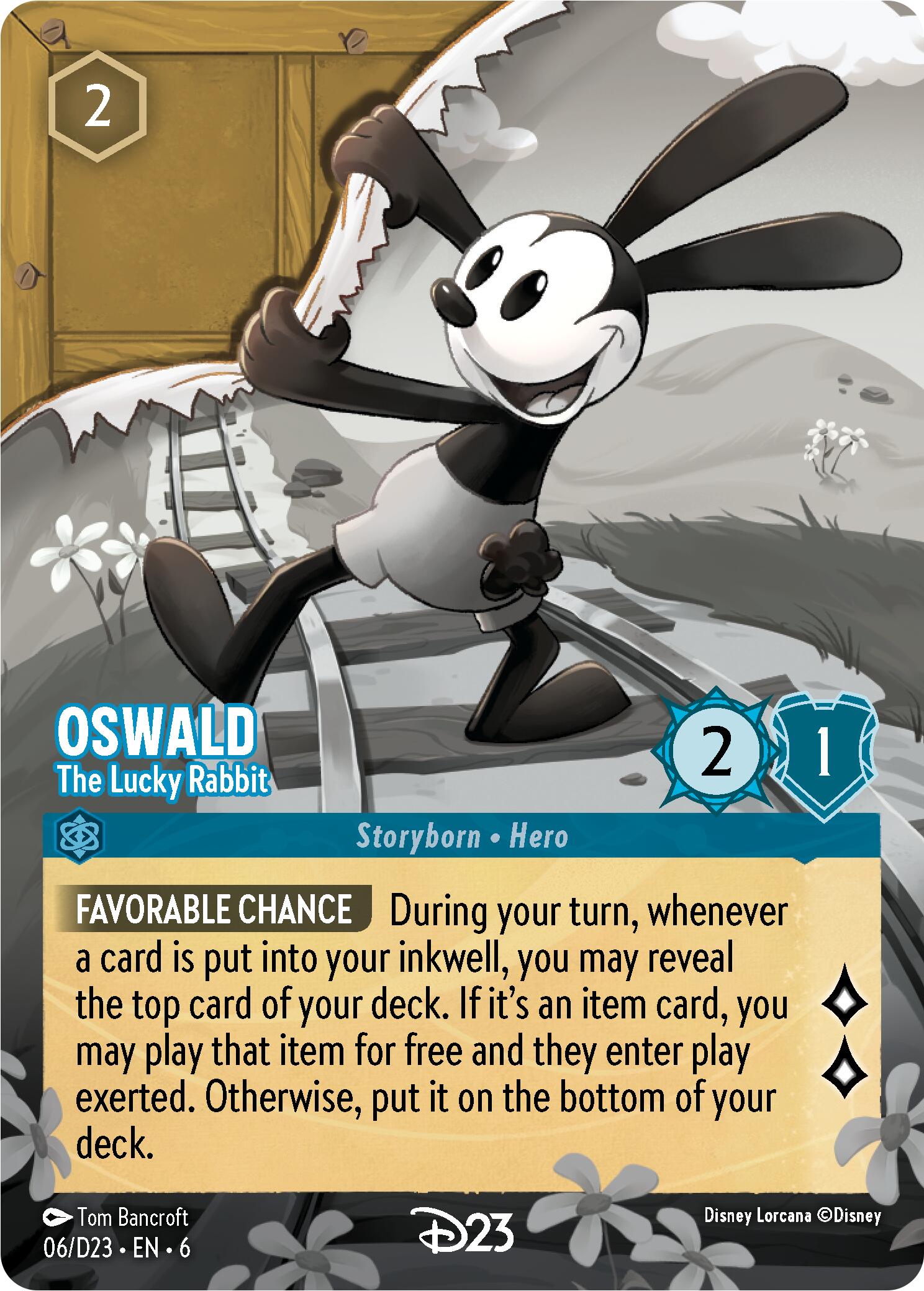 Oswald - The Lucky Rabbit (6) [D23 Promos] | Clutch Gaming