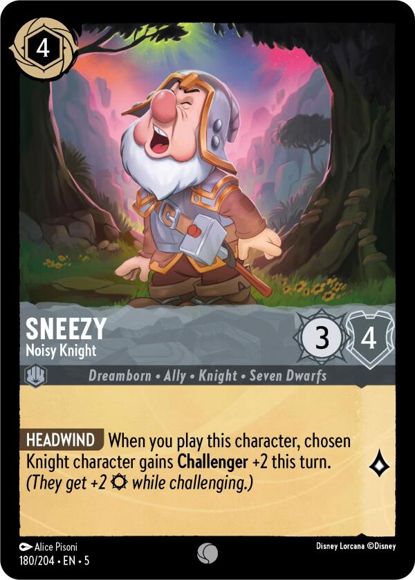 Sneezy - Noisy Knight (180/204) [Shimmering Skies] | Clutch Gaming