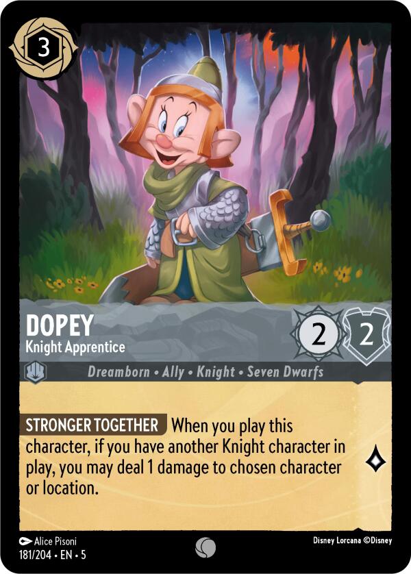 Dopey - Knight Apprentice (181/204) [Shimmering Skies] | Clutch Gaming