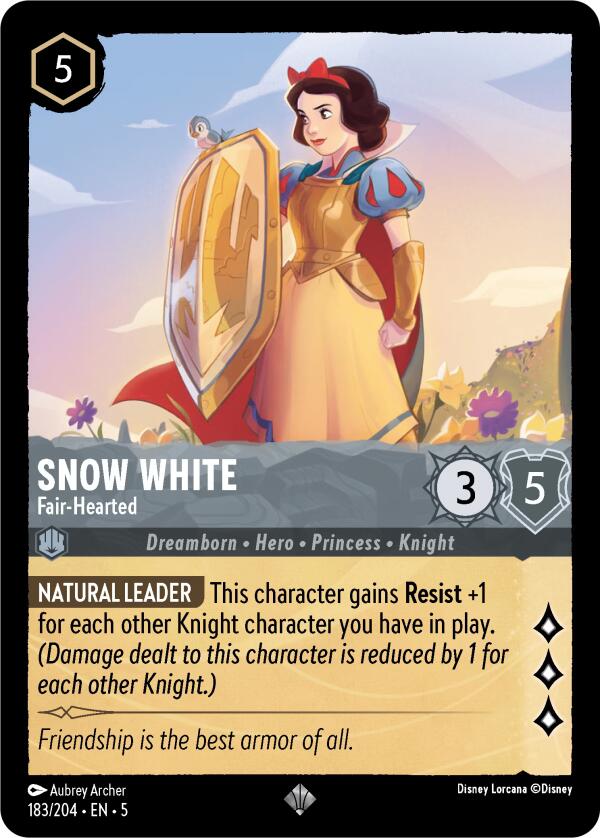 Snow White - Fair-Hearted (183/204) [Shimmering Skies] | Clutch Gaming