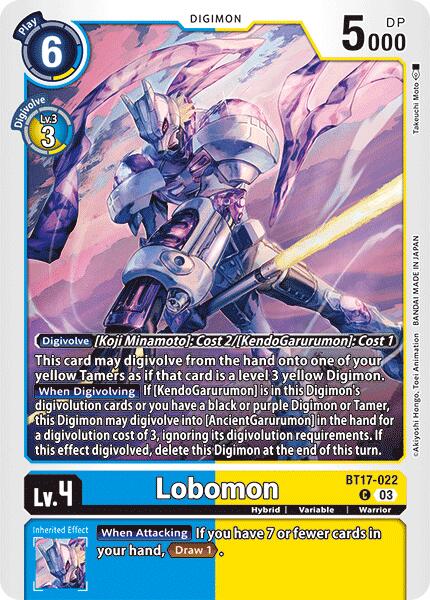 Lobomon [BT17-022] [Secret Crisis] | Clutch Gaming