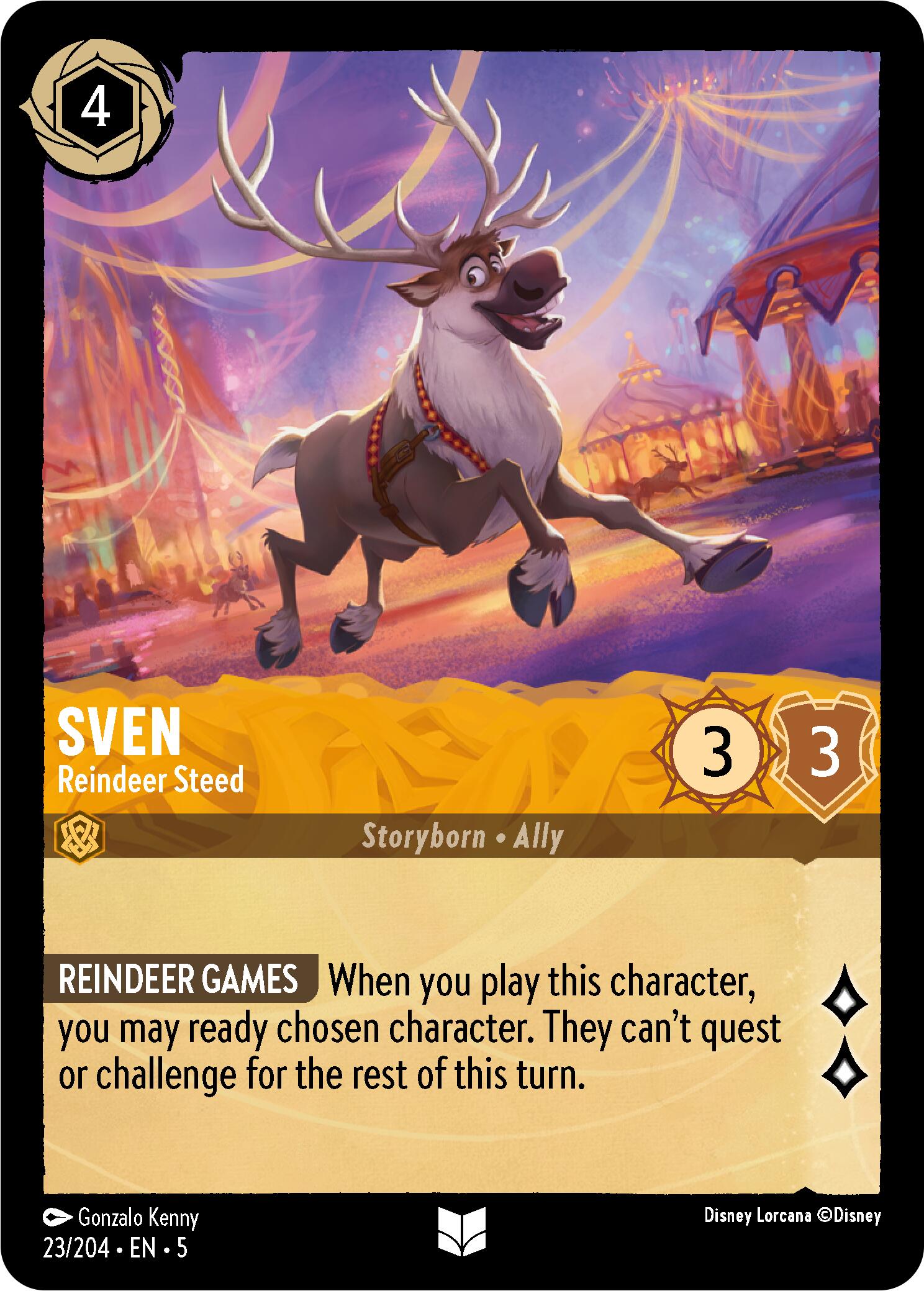 Sven - Reindeer Steed (23/204) [Shimmering Skies] | Clutch Gaming