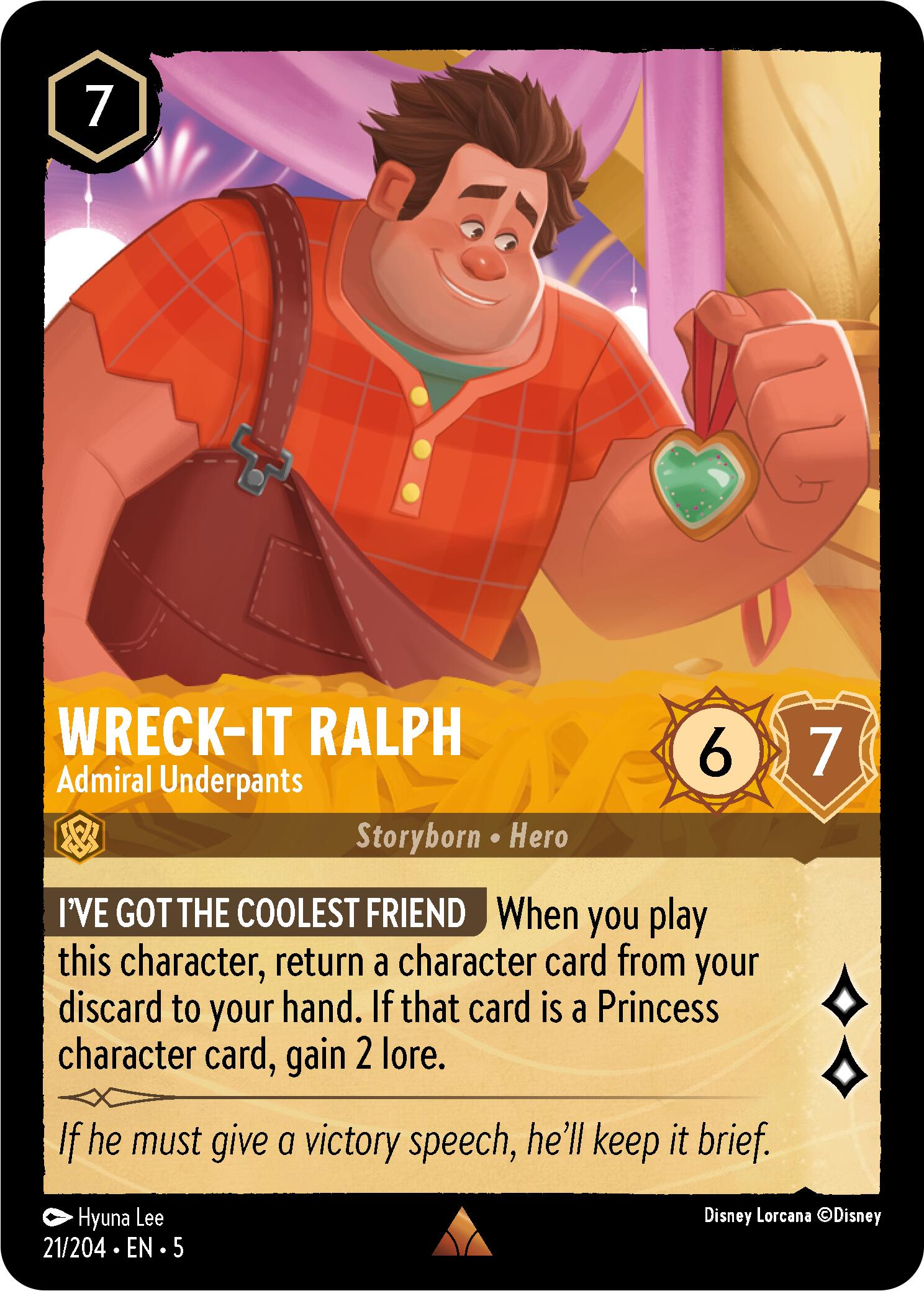 Wreck-It Ralph - Admiral Underpants (21/204) [Shimmering Skies] | Clutch Gaming