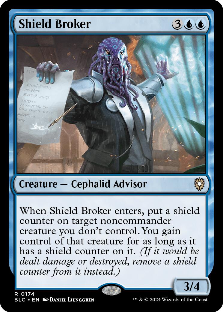 Shield Broker [Bloomburrow Commander] | Clutch Gaming