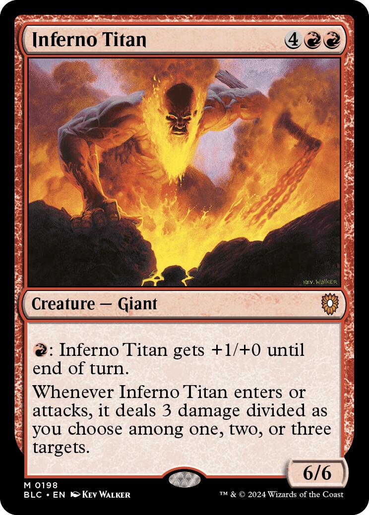 Inferno Titan [Bloomburrow Commander] | Clutch Gaming