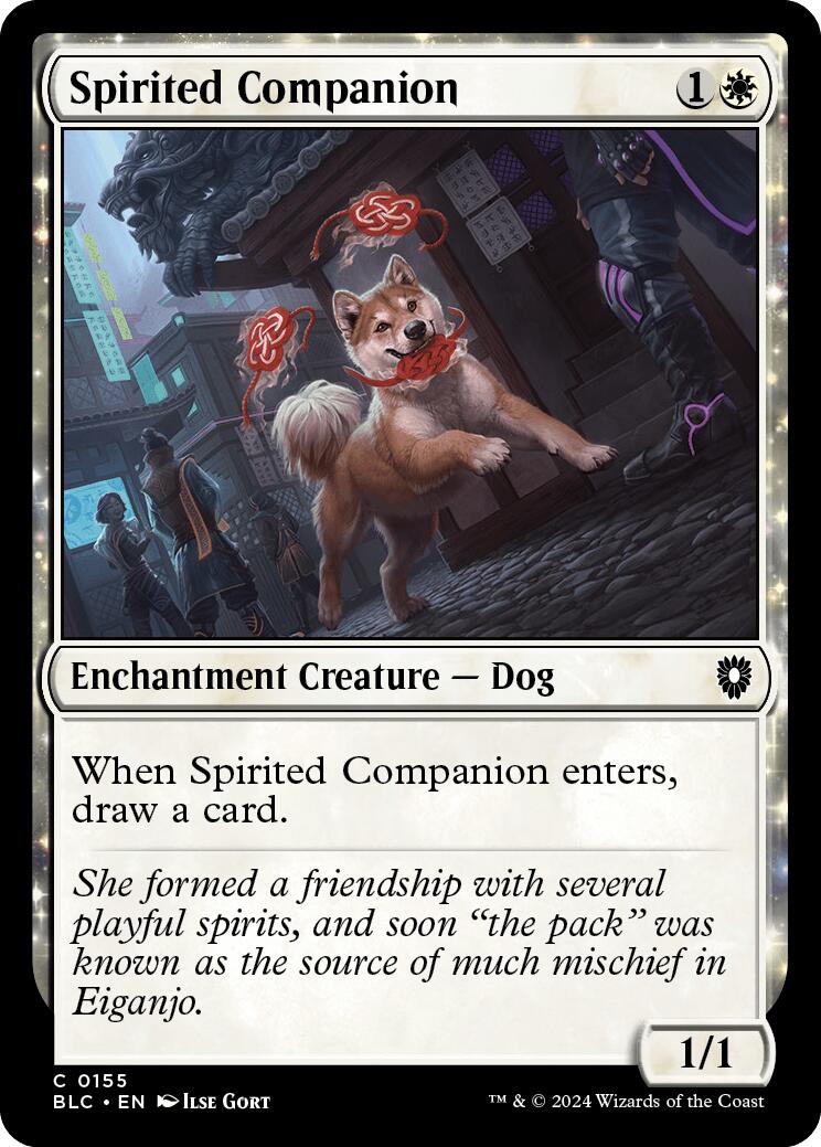 Spirited Companion [Bloomburrow Commander] | Clutch Gaming