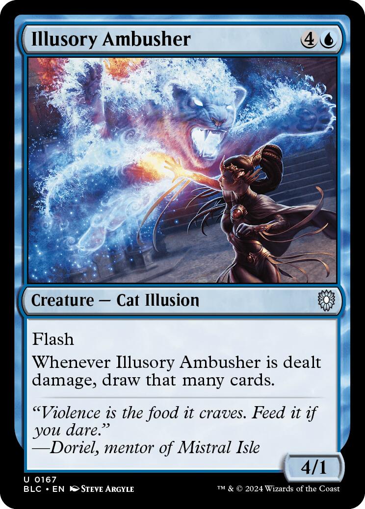 Illusory Ambusher [Bloomburrow Commander] | Clutch Gaming