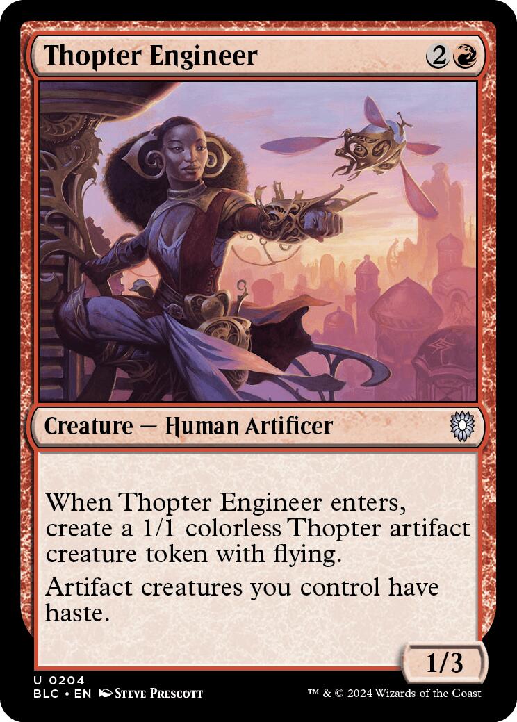 Thopter Engineer [Bloomburrow Commander] | Clutch Gaming