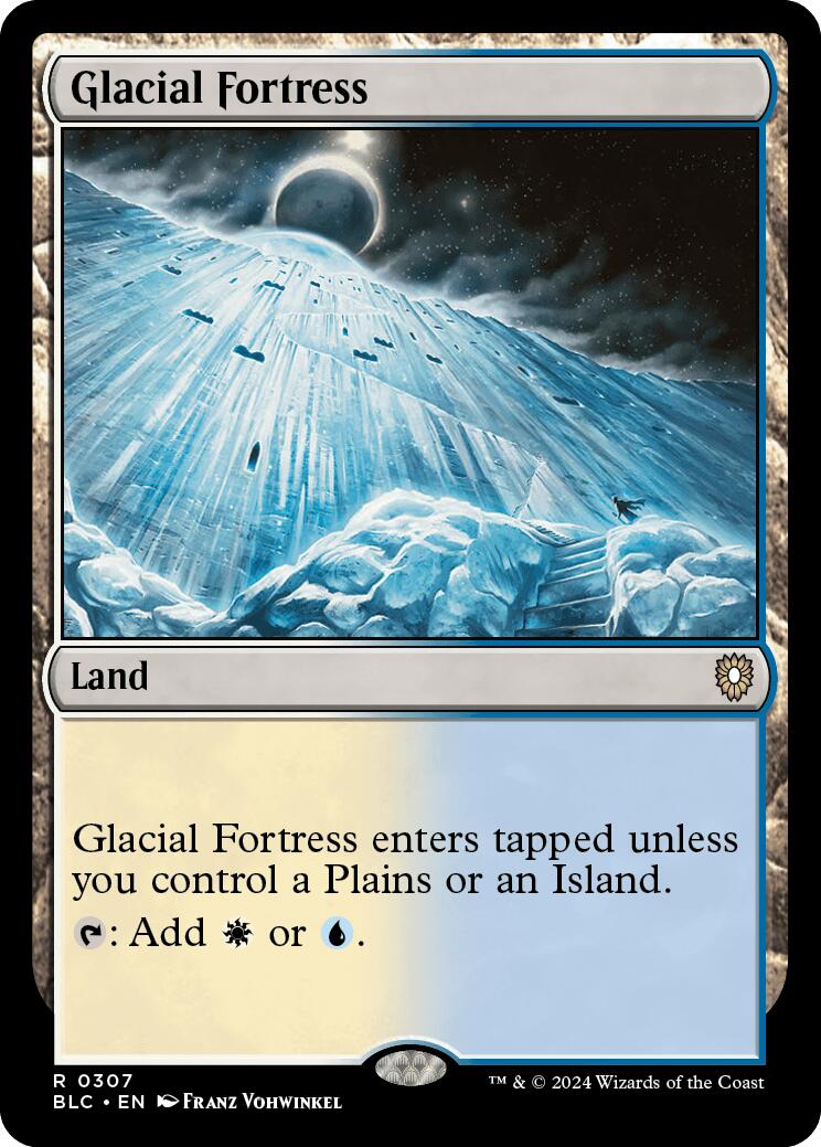 Glacial Fortress [Bloomburrow Commander] | Clutch Gaming