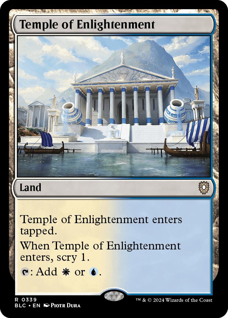 Temple of Enlightenment [Bloomburrow Commander] | Clutch Gaming