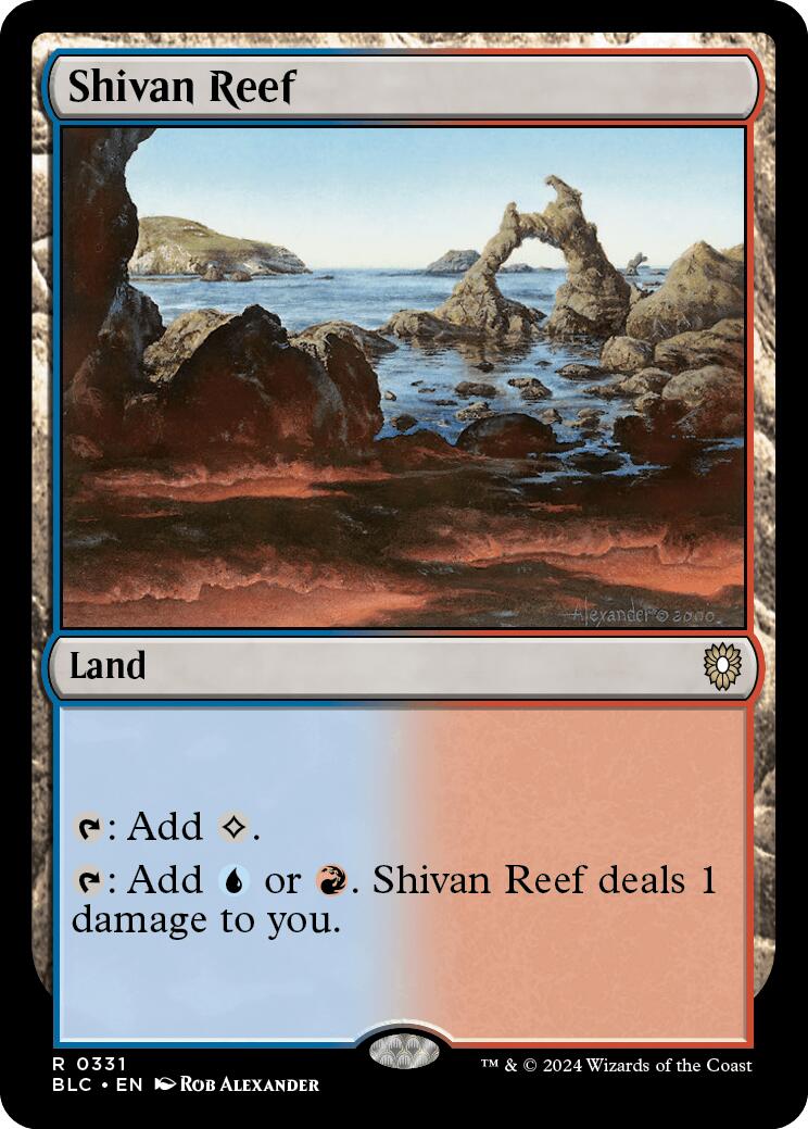 Shivan Reef [Bloomburrow Commander] | Clutch Gaming