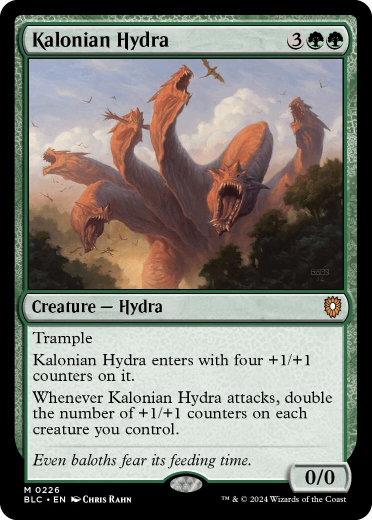 Kalonian Hydra [Bloomburrow Commander] | Clutch Gaming