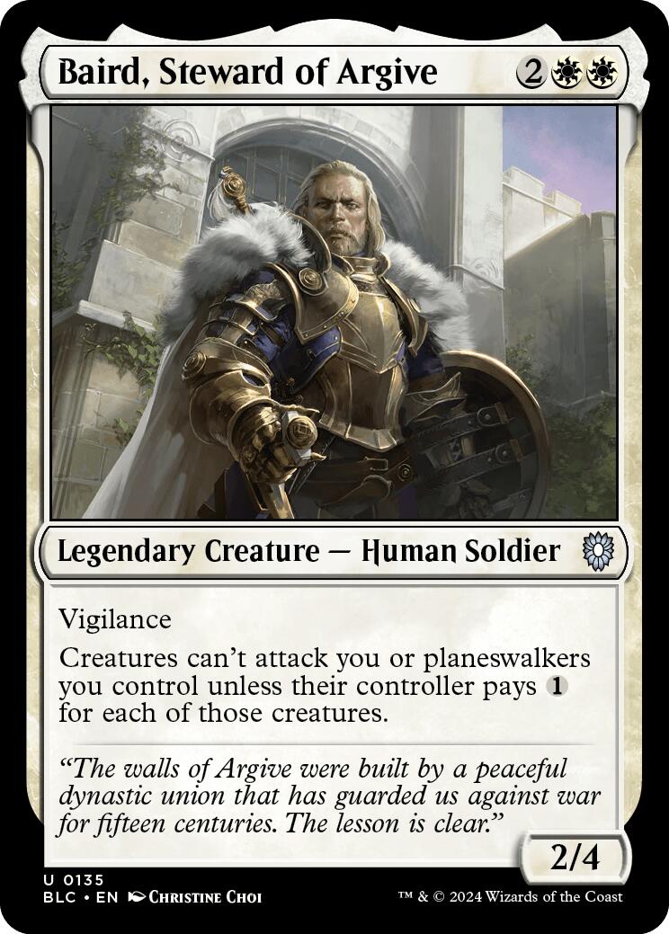 Baird, Steward of Argive [Bloomburrow Commander] | Clutch Gaming