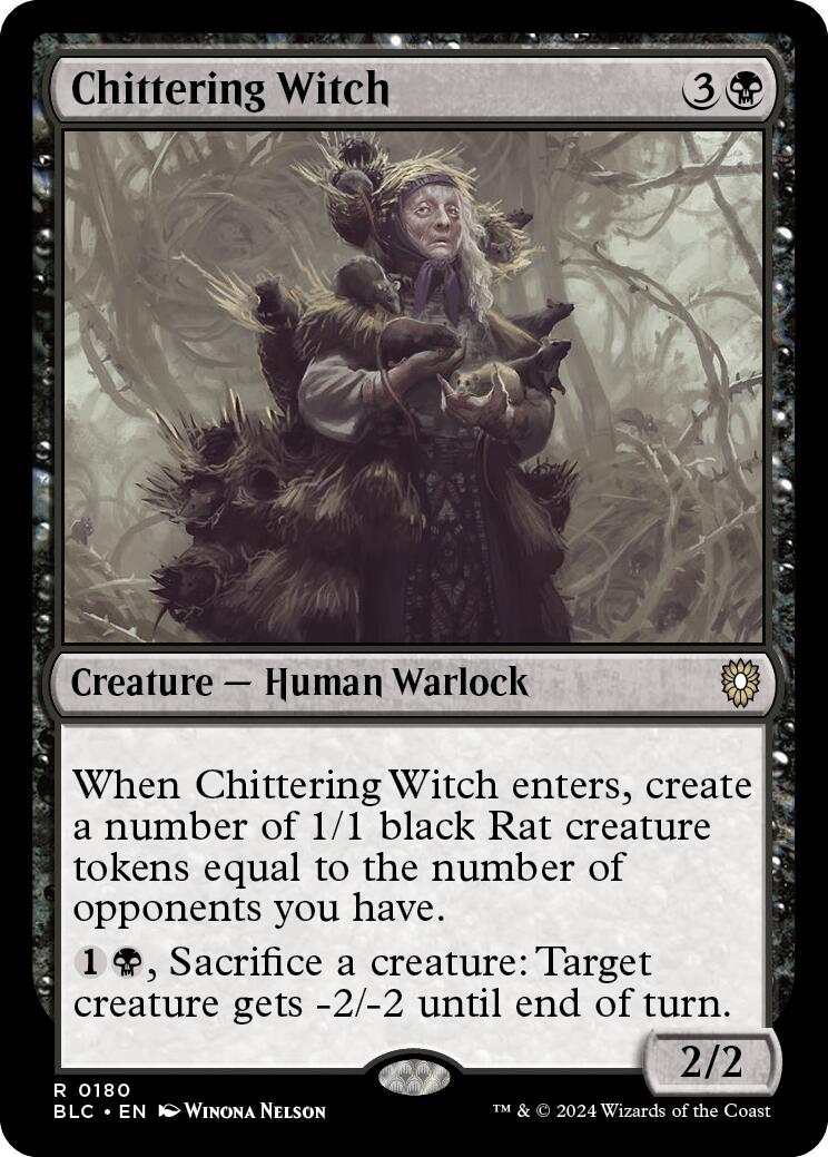 Chittering Witch [Bloomburrow Commander] | Clutch Gaming