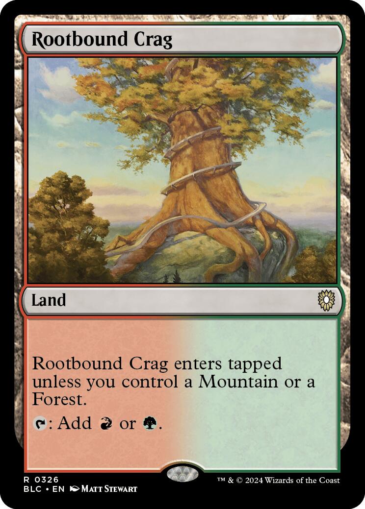 Rootbound Crag [Bloomburrow Commander] | Clutch Gaming