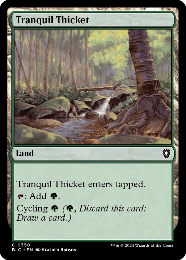 Tranquil Thicket [Bloomburrow Commander] | Clutch Gaming