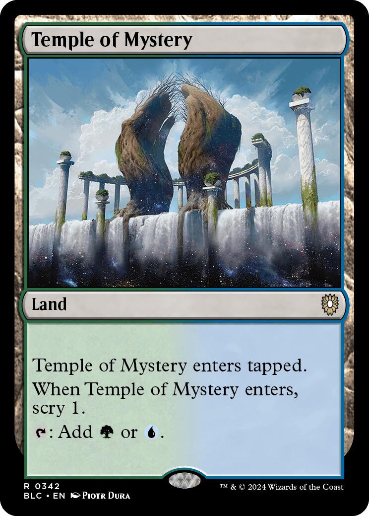 Temple of Mystery [Bloomburrow Commander] | Clutch Gaming