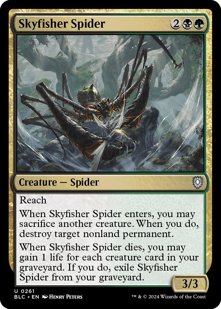 Skyfisher Spider [Bloomburrow Commander] | Clutch Gaming