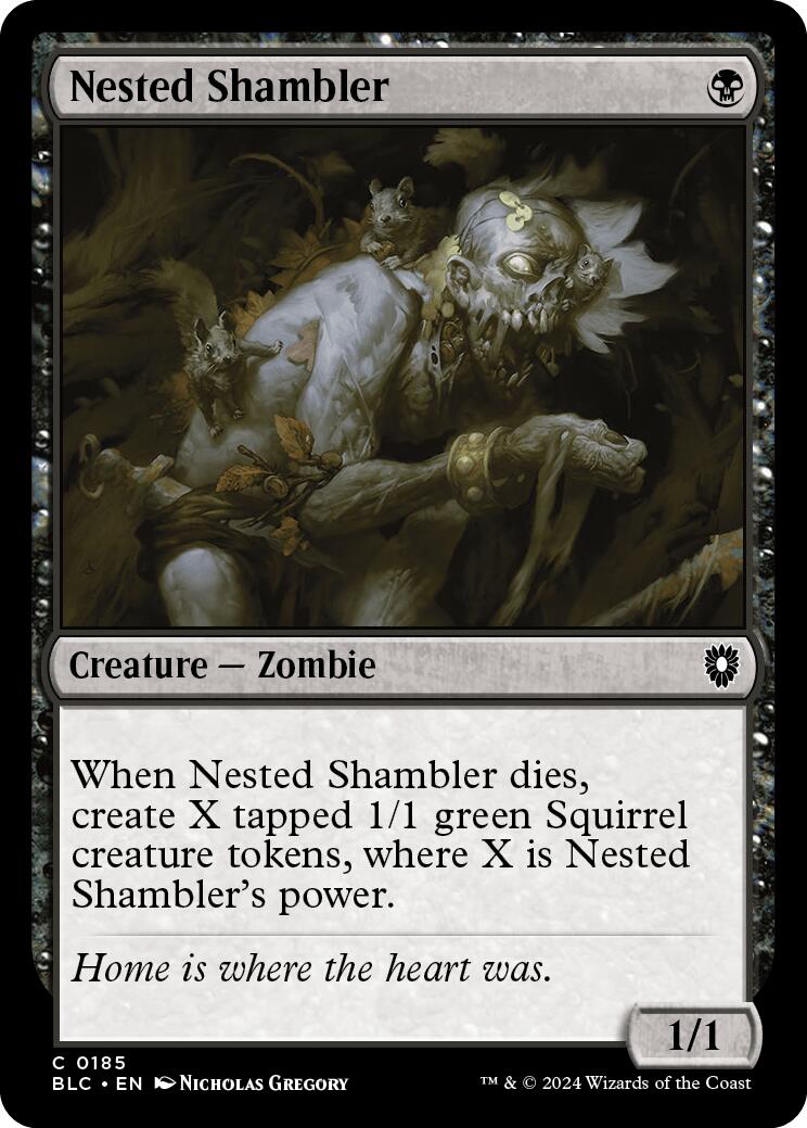 Nested Shambler [Bloomburrow Commander] | Clutch Gaming