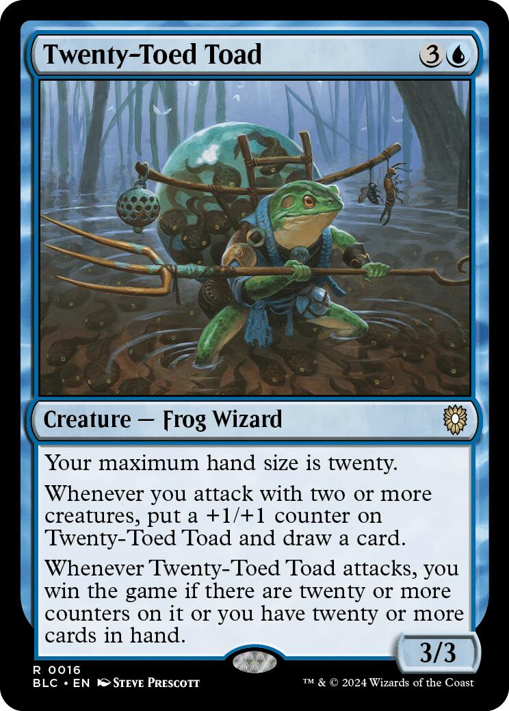 Twenty-Toed Toad [Bloomburrow Commander] | Clutch Gaming