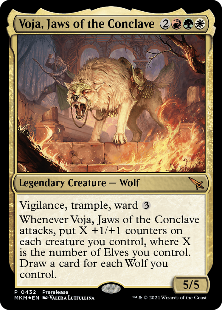 Voja, Jaws of the Conclave [Murders at Karlov Manor Prerelease Promos] | Clutch Gaming