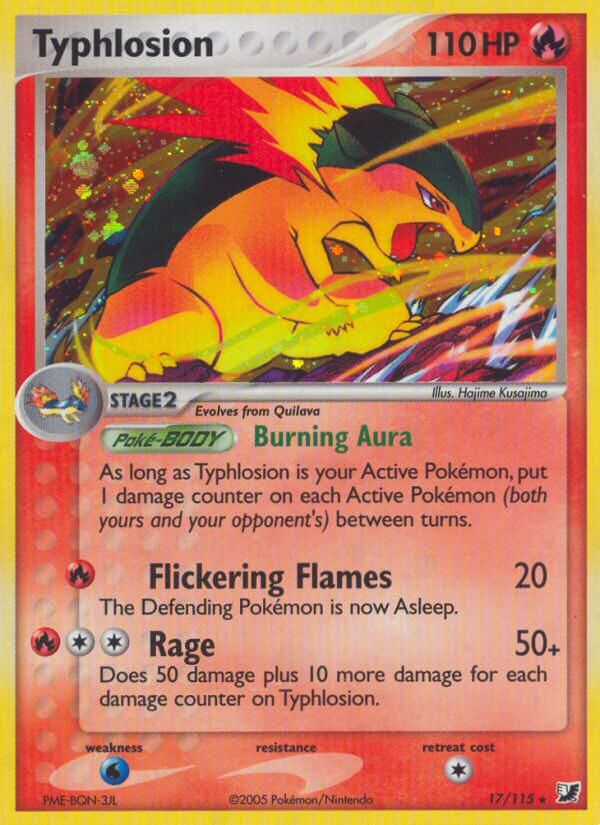 Typhlosion(17/115) (Theme Deck Exclusive) [EX: Unseen Forces] | Clutch Gaming