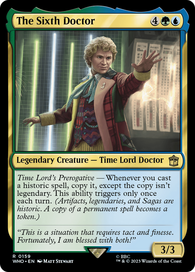 The Sixth Doctor [Doctor Who] | Clutch Gaming