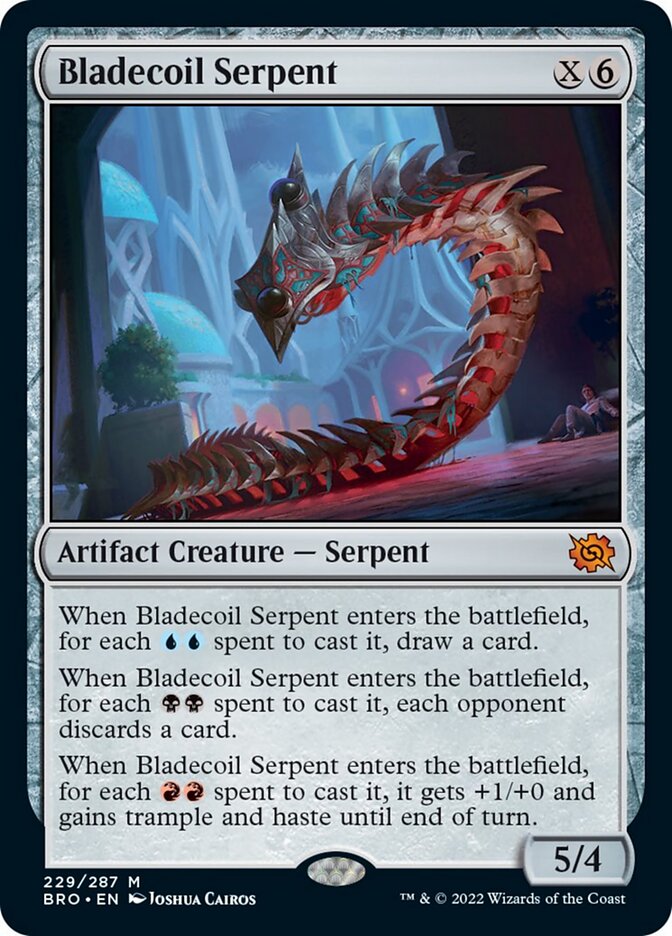 Bladecoil Serpent (Promo Pack) [The Brothers' War Promos] | Clutch Gaming