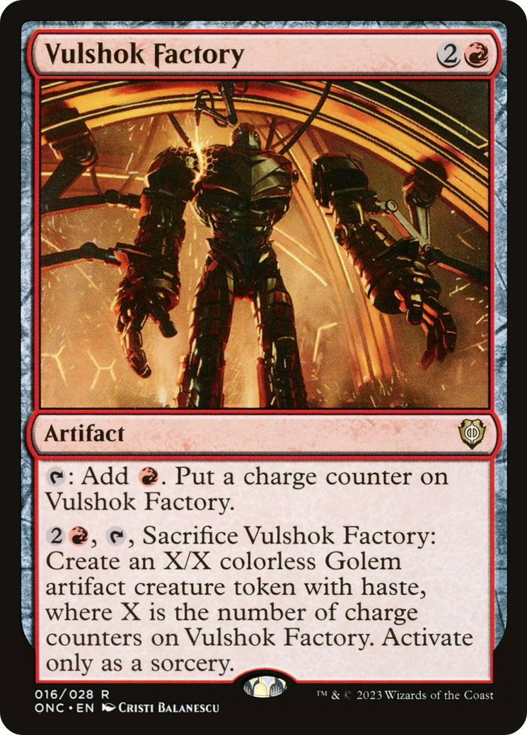 Vulshok Factory [Phyrexia: All Will Be One Commander] | Clutch Gaming